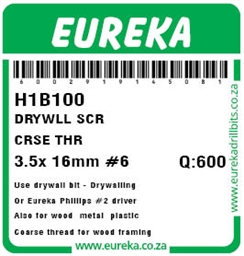 H1B100 - Drywall Screw -H1B100_label_T
